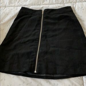 Faux suede skirt. Size 0